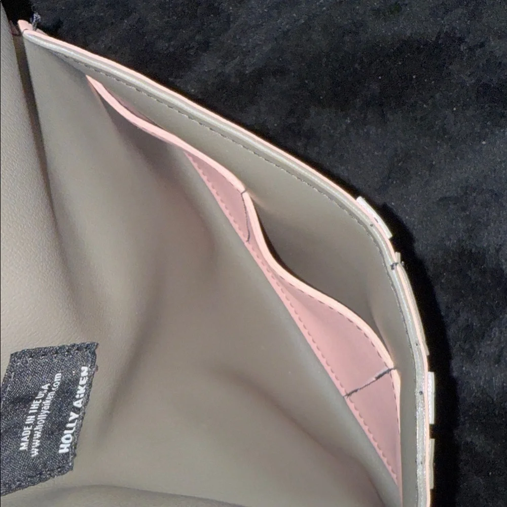Chic Pink and Gray Women's Clutch